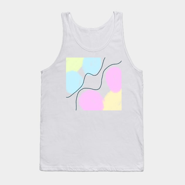 Colorful watercolor abstract texture Tank Top by Artistic_st